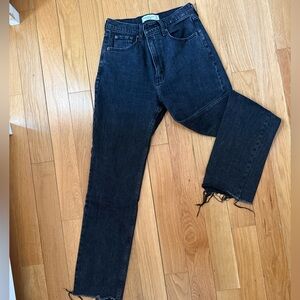 Abercrombie & Fitch Ankle Straight Ultra High Rise